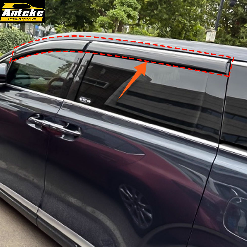 premium-Denza N9 2025 Modelo Ano ABS Peças Exteriores OEM Para Defletores De Janela De Carro Viseiras Solares E Protetor