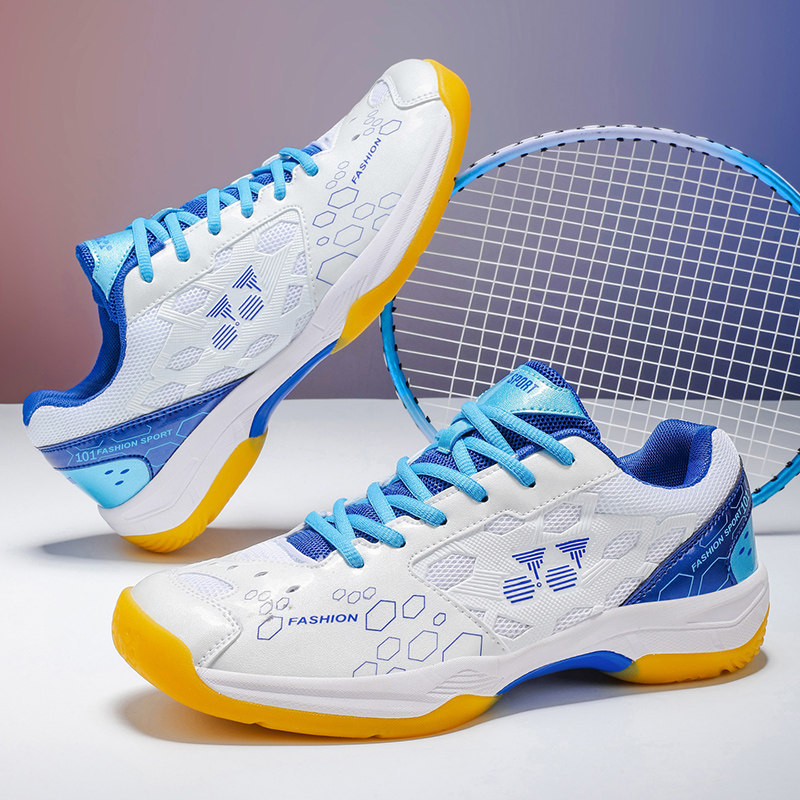 [Recomendado] Tênis profissionais de badminton para homens e mulheres, antiderrapantes, resistentes ao desgaste, absorve
