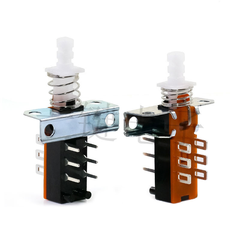 5pcs PBS-22H18A 6Pin KAN-Z2-2 Interruptor De Travamento Automático Chave Reta Para Pequenos Eletrodomésticos Sem Rosca