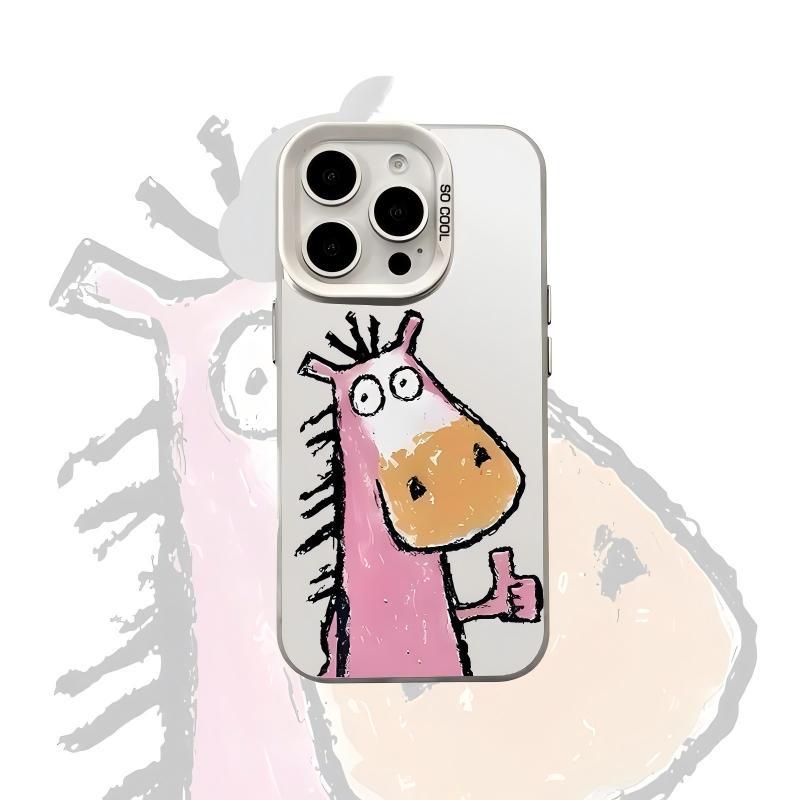 Cavalo Dos Desenhos Animados Caso De Telefone Para Samsung A15 A54 A16 A06 A34 A23 A05 A55 A35 S24 S25 Plus Ultra Silico