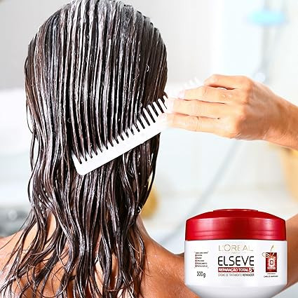 Loreal Paris Elseve Creme de Tratamento Reparador Reparação Total 5, Restaura e dá Brilho aos Fios, 300g — imagem 2 de 2