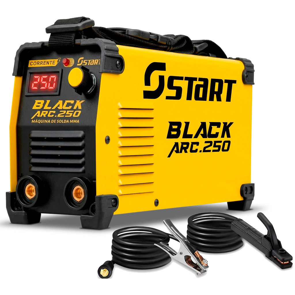 Maquina Inversora Solda Black Arc 250a Mma Tig Eletrodo 220v Start