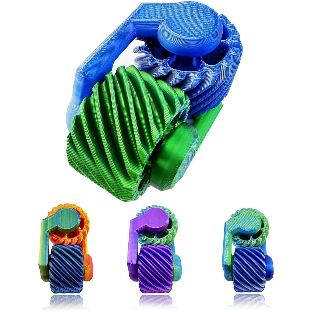 Presentes de Páscoa para Adolescentes e Crianças Pequenas, 2 Peças de Fidget Spinner, Brinquedos Impressos em 3D com Eng