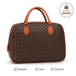 Bolsa de Viagem Média em Lona Resistente Sacola de Mão para Academia e Passeios
