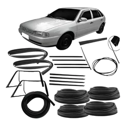 Kit Borrachas Completo Porta E Vidro Gol G2 4 Portas 95 A 99 Envio Imediato