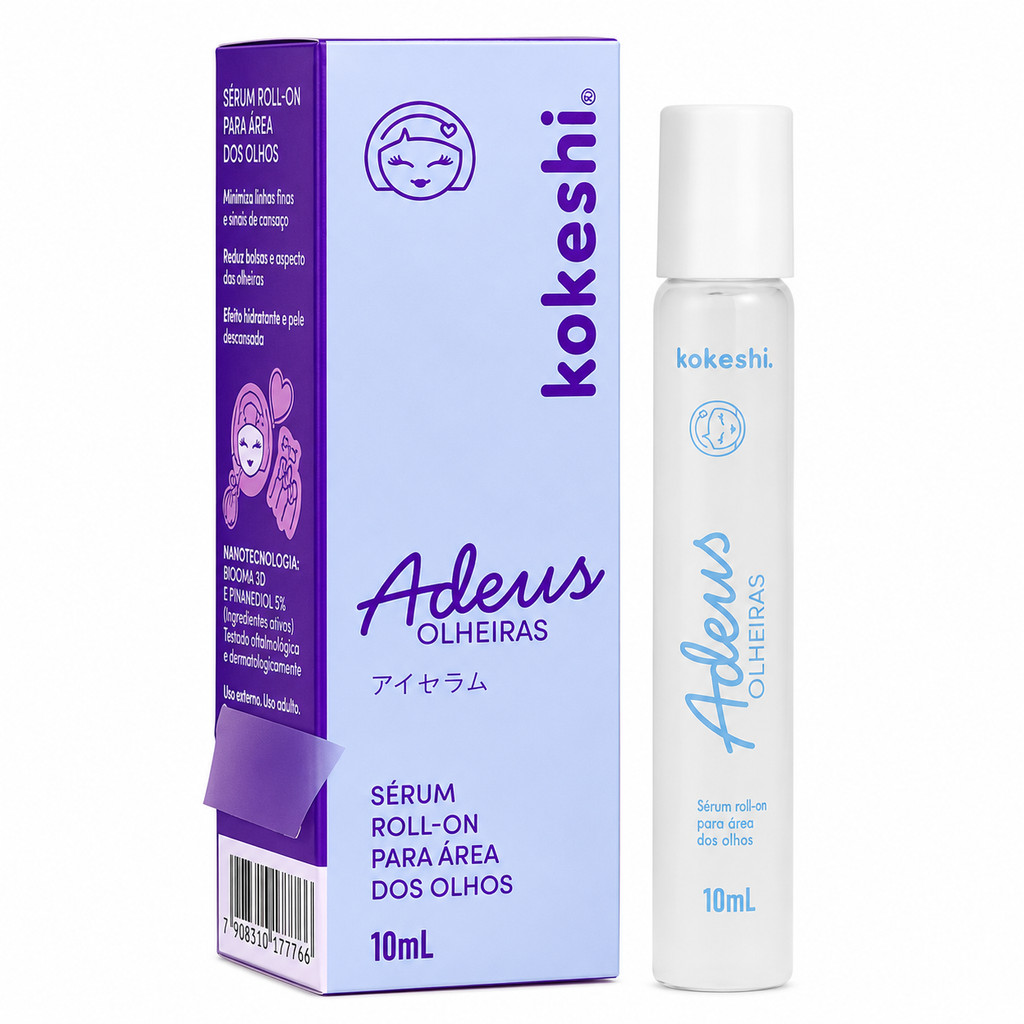 Sérum Roll-on Área Dos Olhos Adeus Olheiras - Kokeshi - 10ml Todo Tipo De Pele Dia/noite