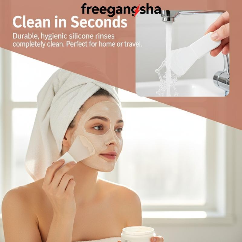 [FRE] Conjunto De Pincéis De Máscara Facial De Silicone Aplicador De Cuidados Com A Pele Para Máscaras De Beleza DIY 1 P