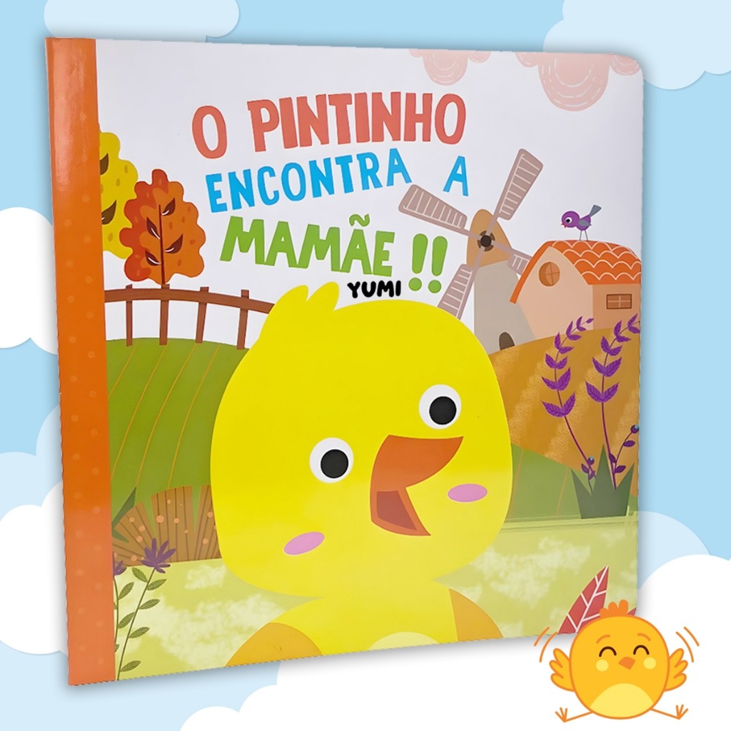 Livro Ilustrado Infantil: O Pintinho Encontra A Mamãe | Historinhas da Fazenda Para Dormir Crianças