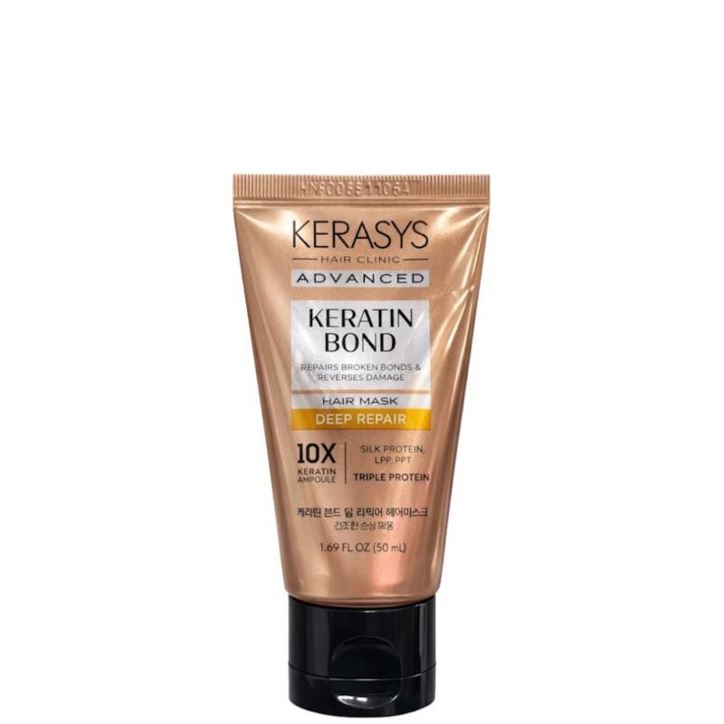 Mini Máscara de Reconstrução Kerasys Advanced Keratin Bond Deep Repair Hair Mask 50ml