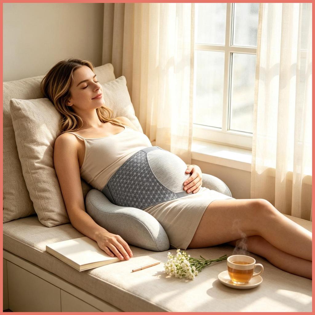 Cinto De Apoio Para Maternidade , Conforto Ergonômico , Alta Resiliência , Portátil , Gravidez , Barriga , Suporte Dormi
