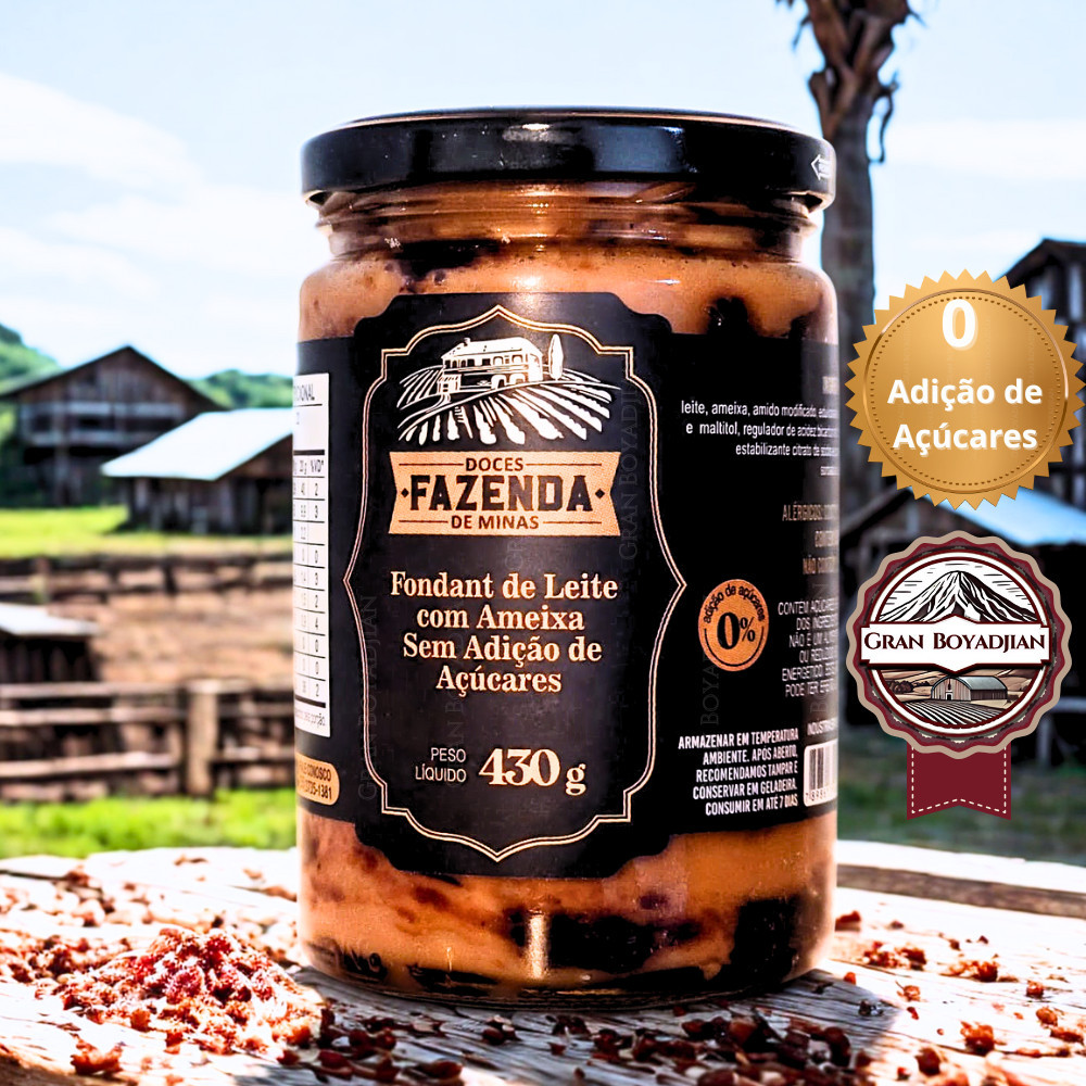 Doce de leite (Fondant) com Ameixa Diet Zero Açúcar 440 gramas