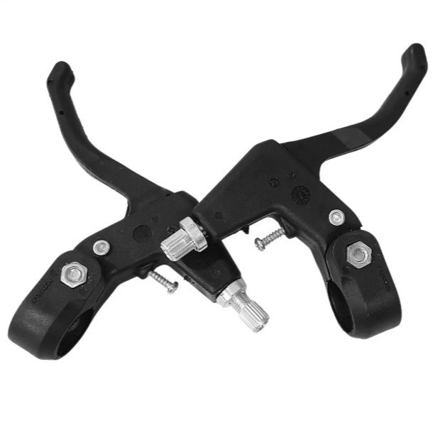 Manete Maçaneta Freio V-brake Em Náilon Com Regulagem Bike Aro 20 - 24 ou 26 Infantil e Adulto