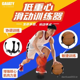 Novo equipamento de treinamento de equilíbrio para basquete, auxiliar de treinamento de dribbling de basquete de baixo p