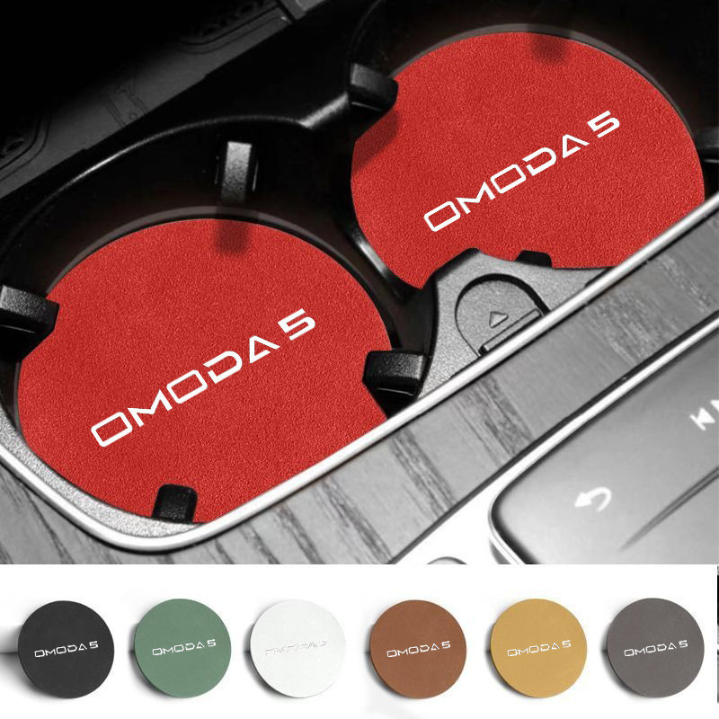 2 Pçs Copo Do Carro Porta-Copos De Água Slot Antiderrapante Esteiras Acessórios Interiores Automóveis Para Chery Omoda 5