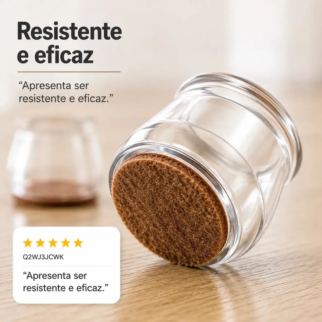 Kit 16/24/32 Peças Protetor Para O Pé Da Cadeira e Mesa De Silicone — imagem 2 de 2