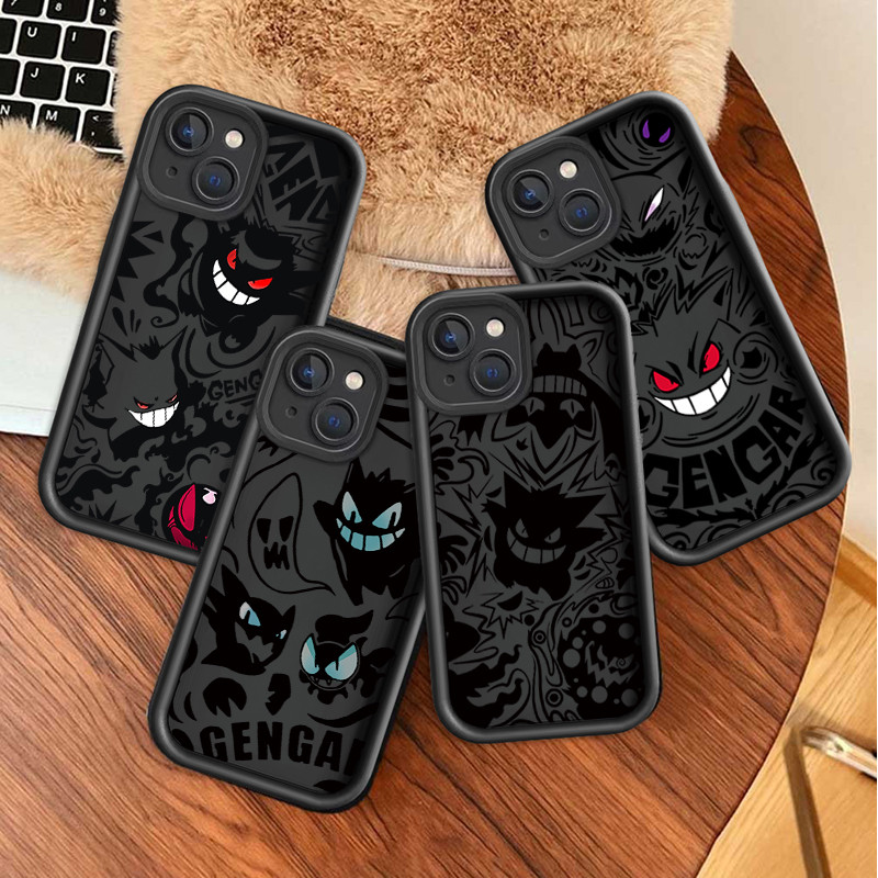 Gengar Caso Para Samsung A27 A57 A37 A17 A07 A56 A26 A36 A55 A16 A15 A54 A06 A35 A23 A14 A53 A13 5G Macio TPU Pokemon Te