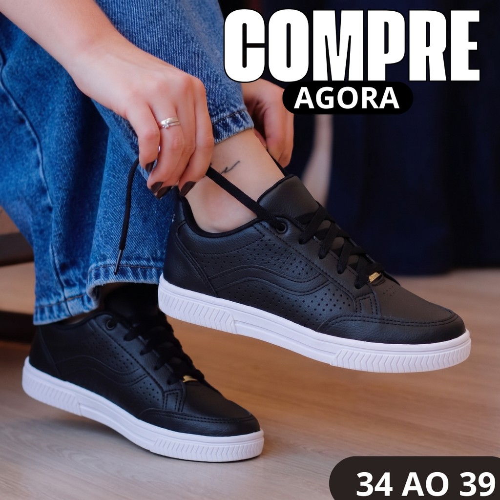 Tênis Casual Feminino Moderno para Rotina Urbana com Visual Versátil Fácil de Combinar e Usar
