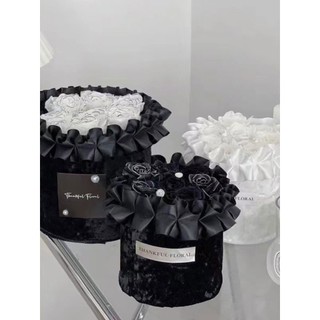 Buquê Floral saia bolo buquê fita saia plissada Organza pérola Puff buquê borda