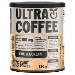Ultra Coffee Plant Power Sabor Vanilla Cream 220g