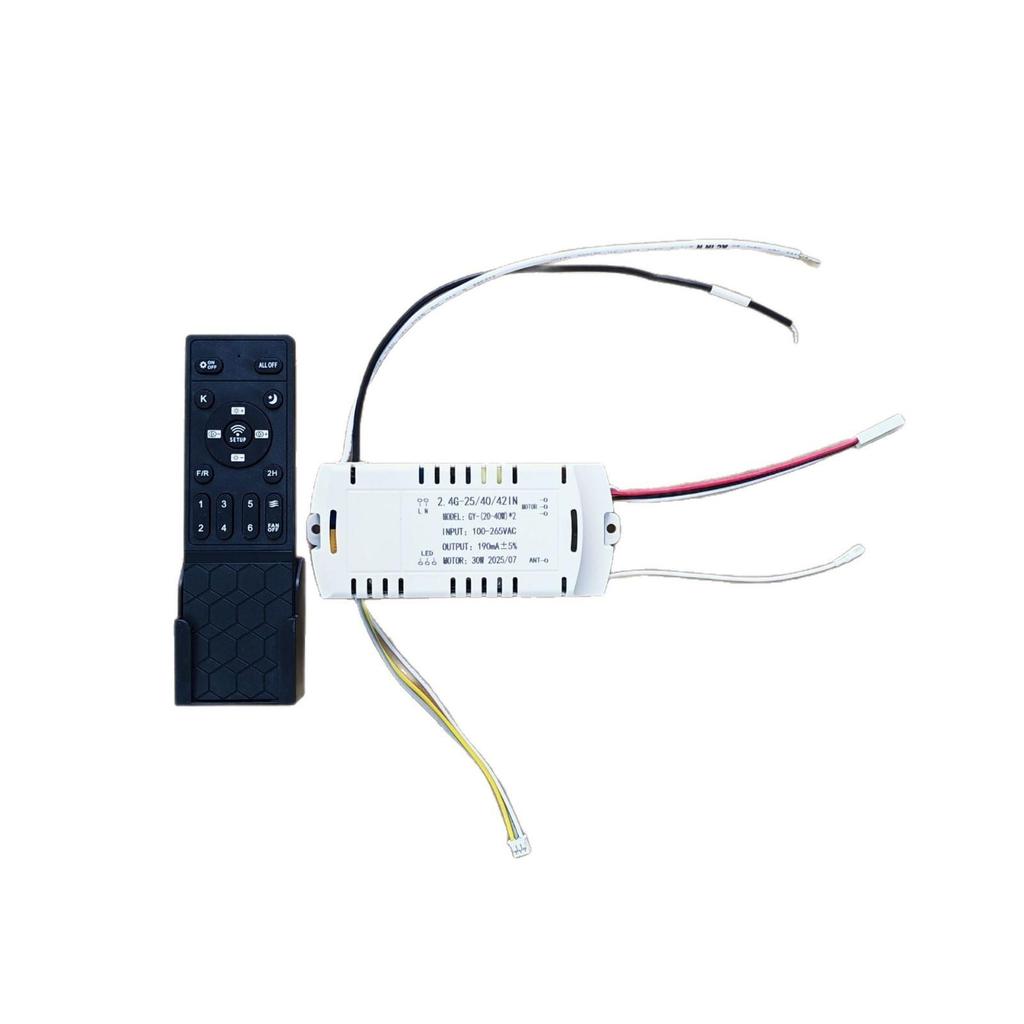 [mcpdwt] Kit De Controle Do Controlador De Luz Ventilador De Teto Abas De Montagem Peça De Eletrodomésticos Fina Recepto