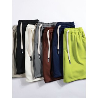 Shorts esportivos de tamanho grande masculino verão novo estilo cintura elástica solta Casual calças de perna larga All-