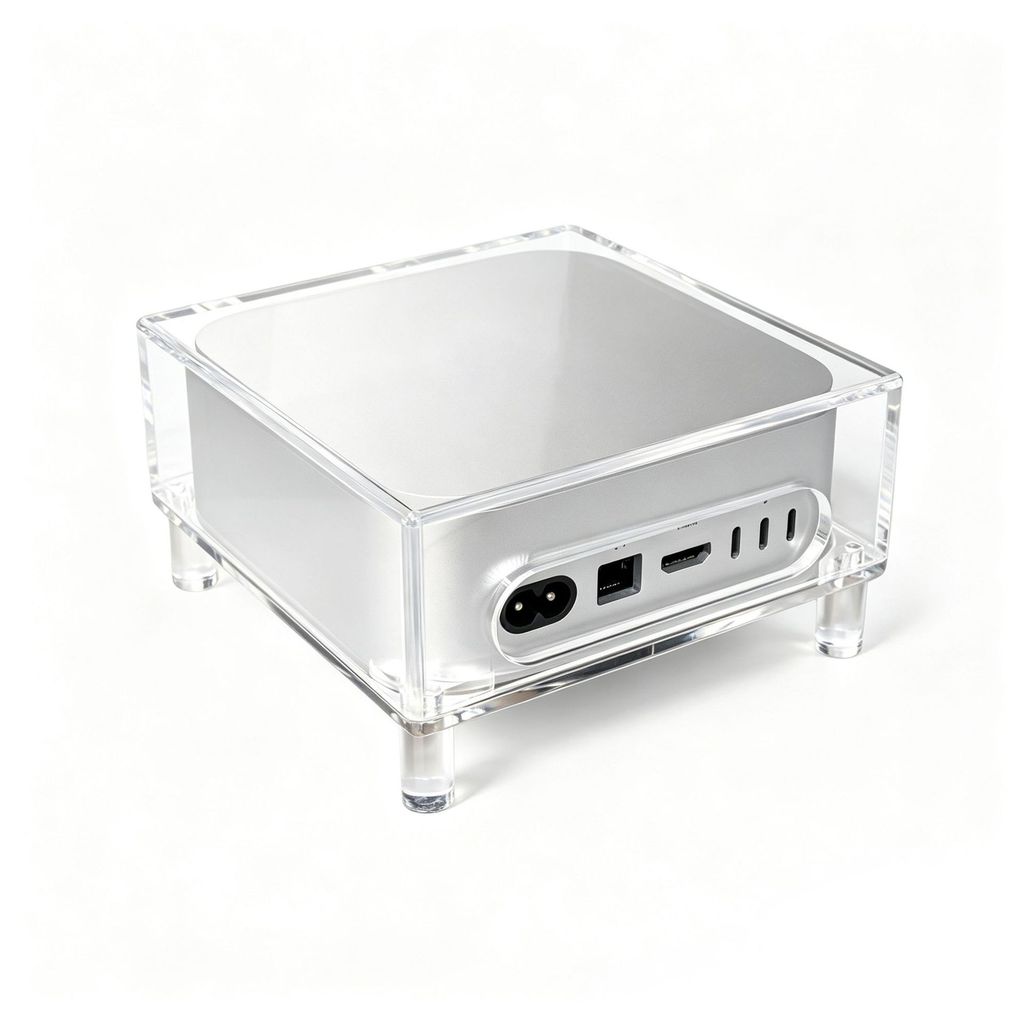 Capa Protetora Invisível Para Mac mini M4 , Recortes De Precisão De Ventilação D