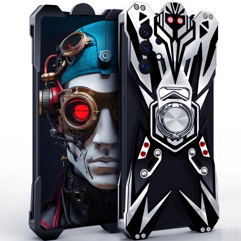Luxo Thor Armadura Resistente Metal Alumínio Caso Para Samsung Galaxy A73 A72 A5