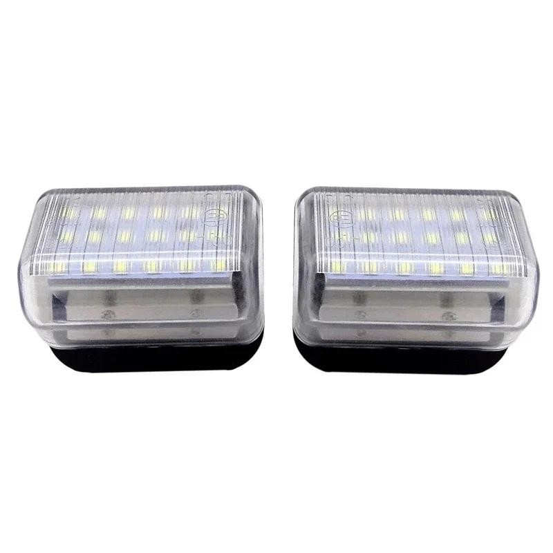 1 Par Branco Sem Erro LED Luzes Da Placa De Licença Para Mazda CX-5-7 Velocidade 6 6 Sedan GY GJ GH GG Lâmpada Identific