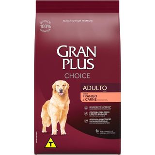 Ração GranPlus Choice Cães Adultos Carne e Frango 15kg