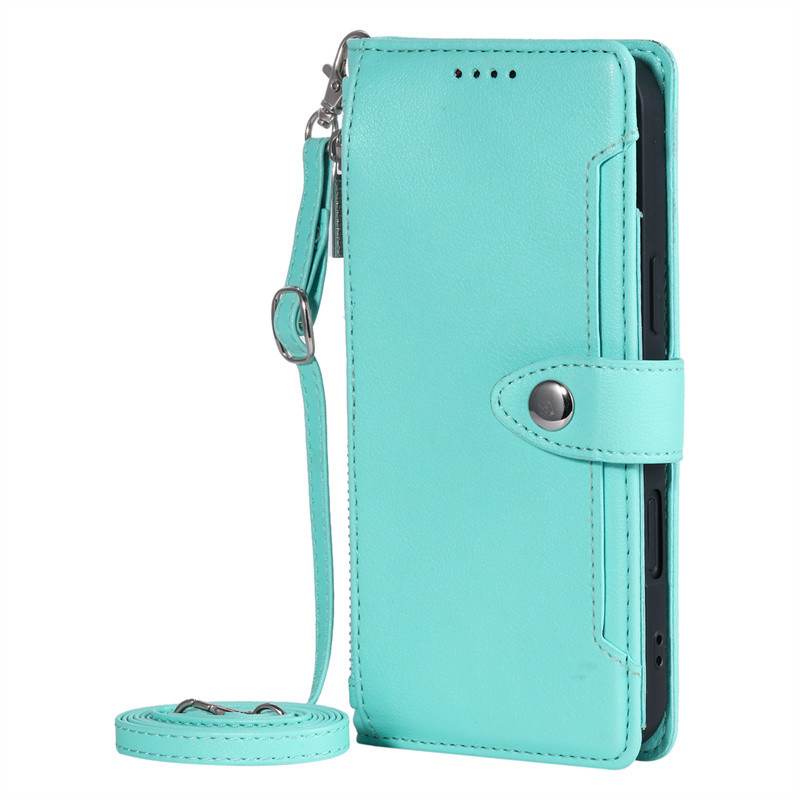 Capa Carteira De Cor Sólida Para Samsung Galaxy A52S 5G A72 A32 A22 A12 A21S A51
