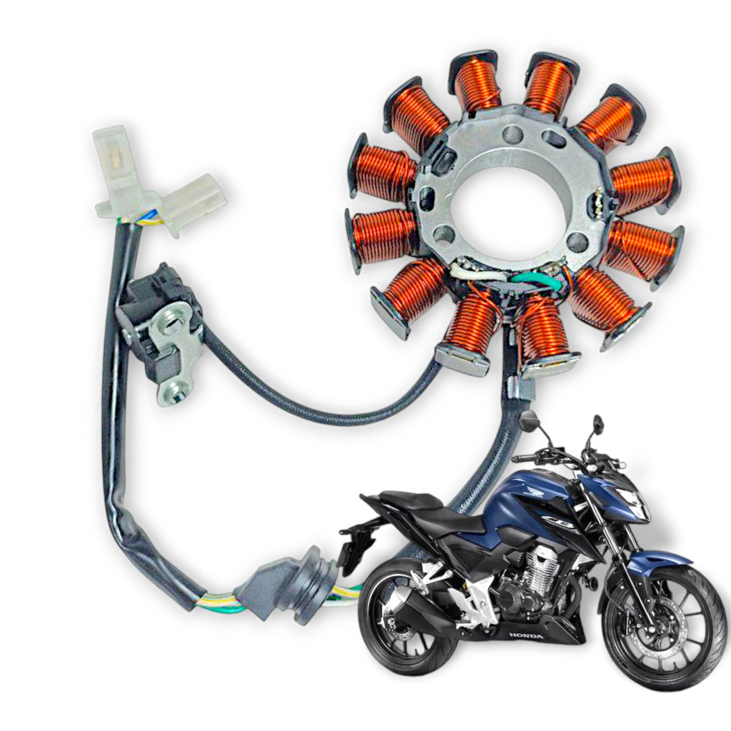 ESTATOR HONDA CB 300F TWISTER 2023-2026 C/BOBINA IGNICAO — imagem 2 de 2