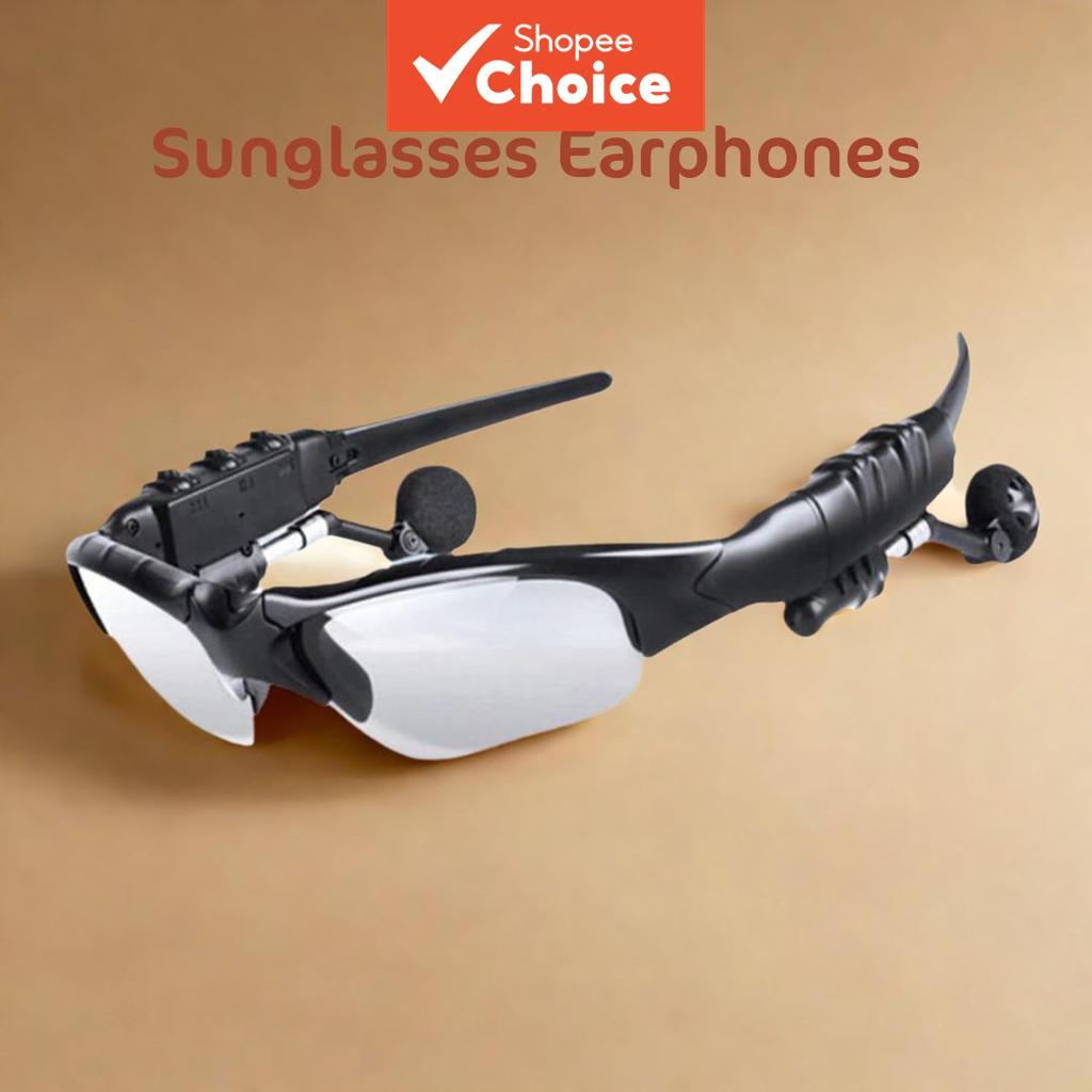 Smartphones Óculos De Sol Fones De Ouvido Sem Fio Bluetooth Equitação À Prova D'água Com Microfone Fone HD Chamada MP3 P