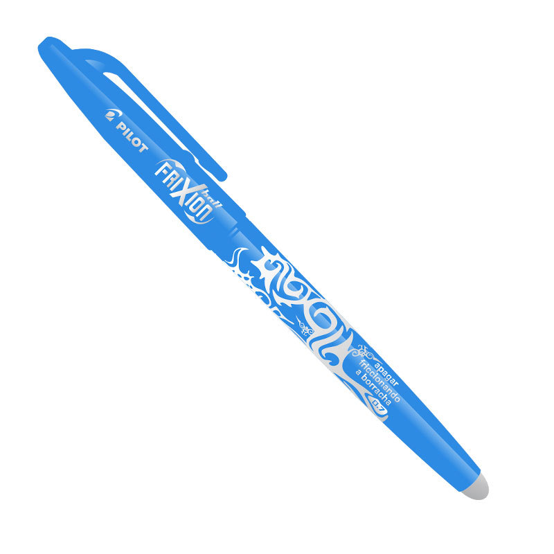Caneta esferográfica Frixion Ball 0.7 Azul Claro com 1 unidade Pilot