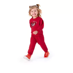 Conjunto Longo Coração Infantil Menina Marisol