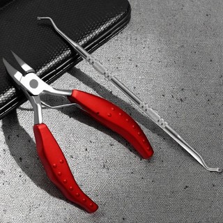 Tesoura de unhas afiada dedicada para ranhura de unhas, cortador de unhas, espessamento de unhas encravadas, boca de águ