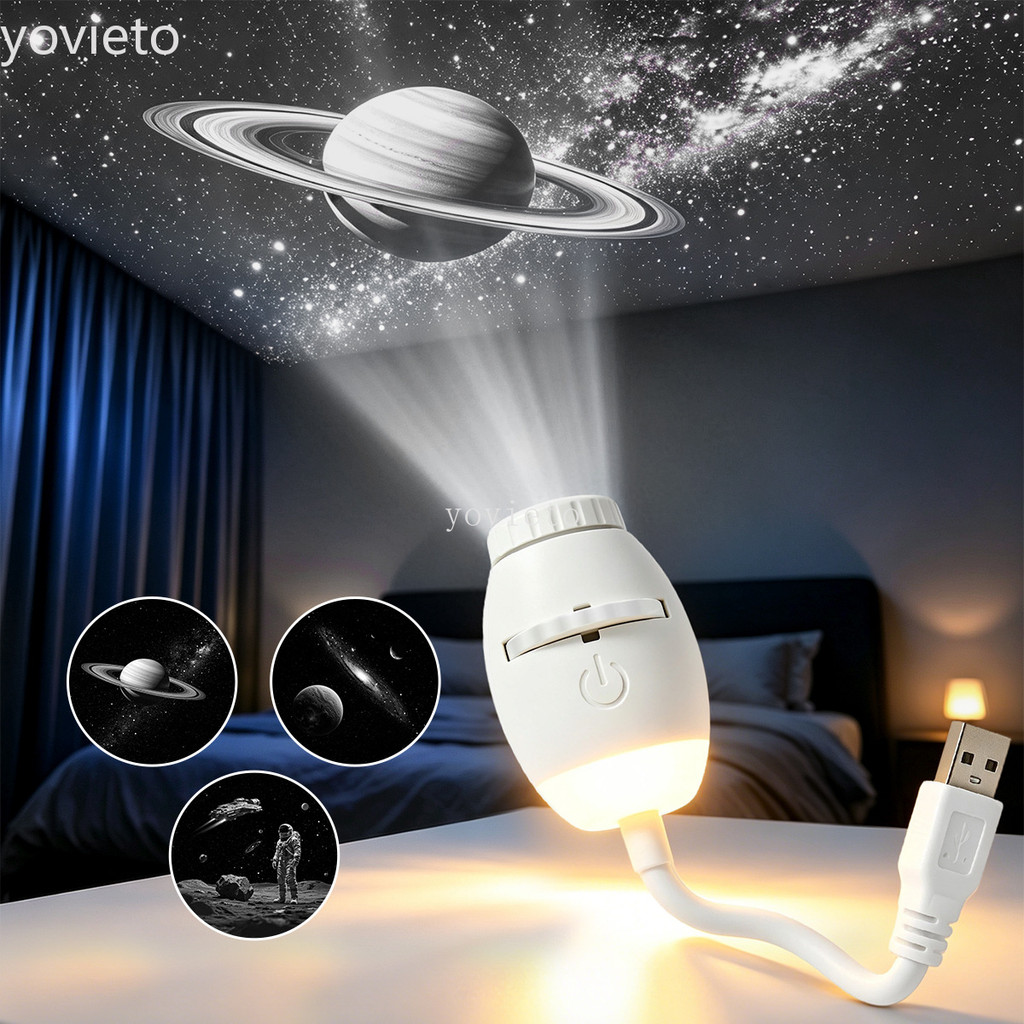 Mini Galáxia Estrela Lâmpada Do Projetor 2 Em 1 Luz Noturna Casa Fundo Atmosfera Quarto Decoração Carro Presente Das Cri