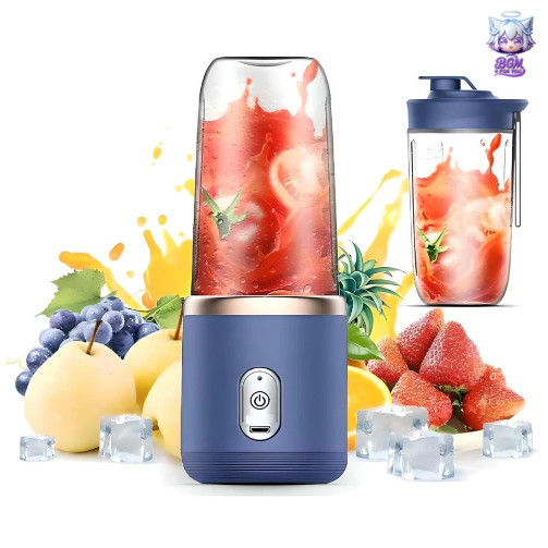 liquidificador e espremedor de frutas triturador de alimentos elétrico portátil alta potência com 6 lâminas mini