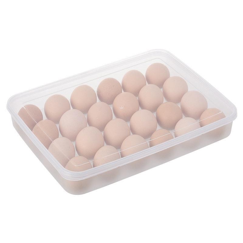 [Produtos de armazenamento de cozinha] caixa de armazenamento de ovos geladeira cozinha doméstica Anti-rolamento cozinha