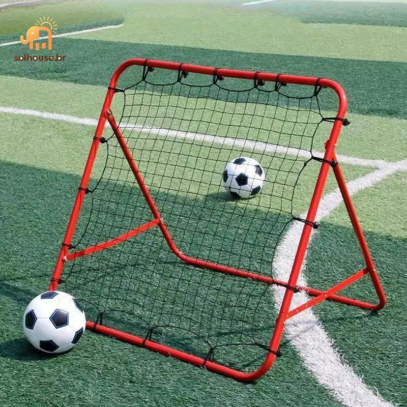 solhouse 100x100CM Kiba Goleiro Futebol Rebote Net 20 Cordas Elásticas Prática De Alvo Gol Treinamento