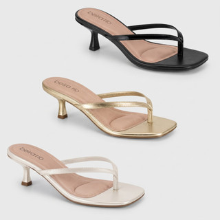 Tamanco Sandália Feminina Beira Rio Salto Taça Kitten Heel Dedo  Original
