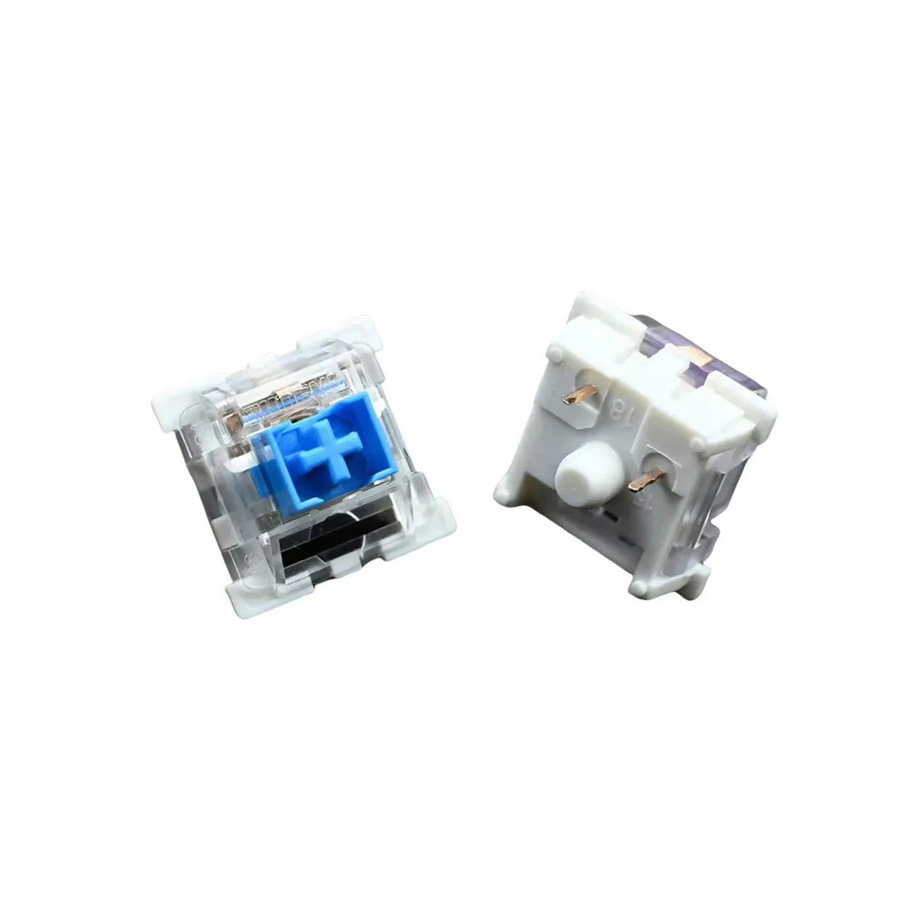 Switches Mecanicos Azul 120 peças Hot Swap 3 Pinos Teclado