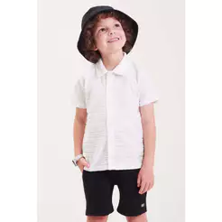 Bermuda Infantil Menino Com Bolsos Colorittá