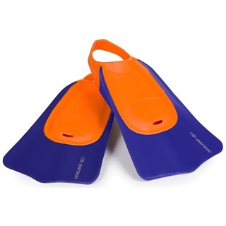 Nadadeira De Natação Mormaii Storm Pe De Pato Azul/Laranja