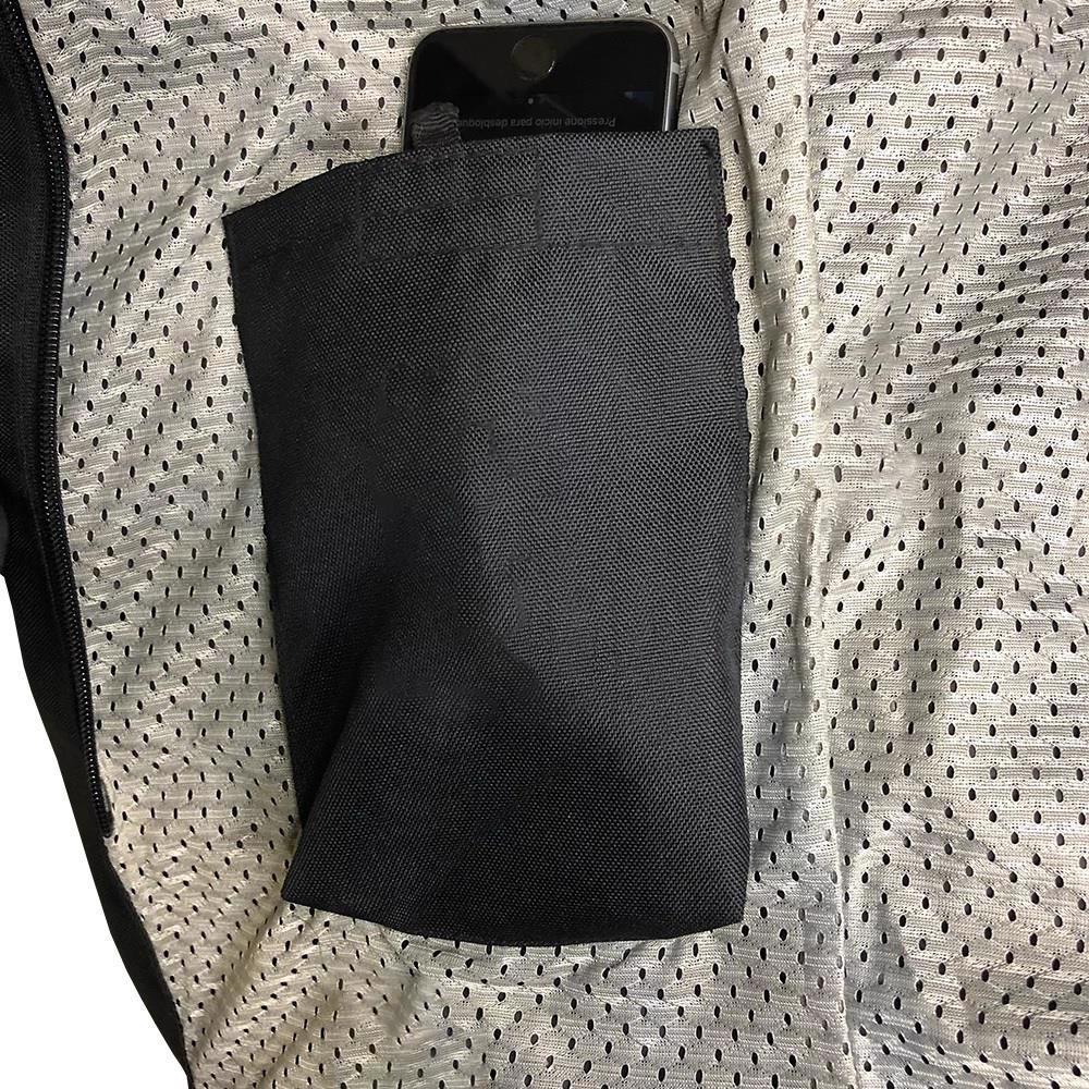 JAQUETA GP TECH SOFT CASUAL RESISTENTE À ÁGUA | PRETA-VERMELHA — imagem 2 de 2