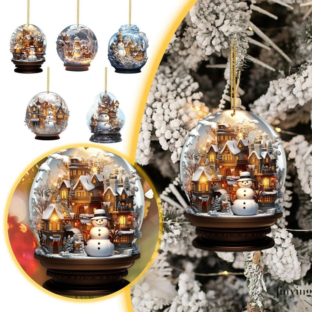 Mini Enfeites De Bola De Óculos De Natal-Decoração Festiva De Férias Para Decorações De Inverno Em Casa