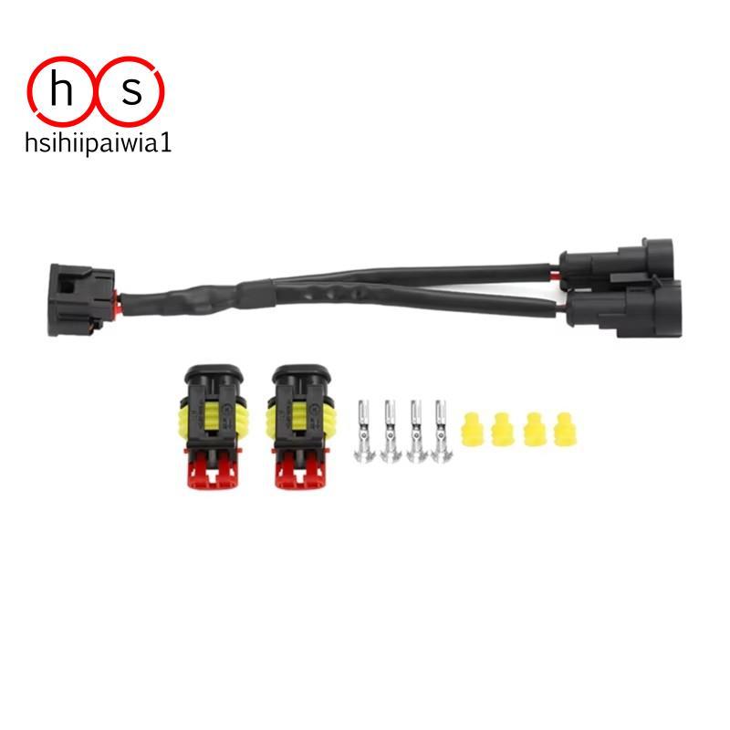 Y Divisor Cabo Conector De Tomada De Alimentação Para CRF250L CRF300L XL750 Transalp 2023-Up CRF1000L CRF1100L África Tw