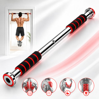 Barra Fixa de Porta para Exercícios Ajustável 63 a 96 CM Crossfit Calistenia Fitness Força