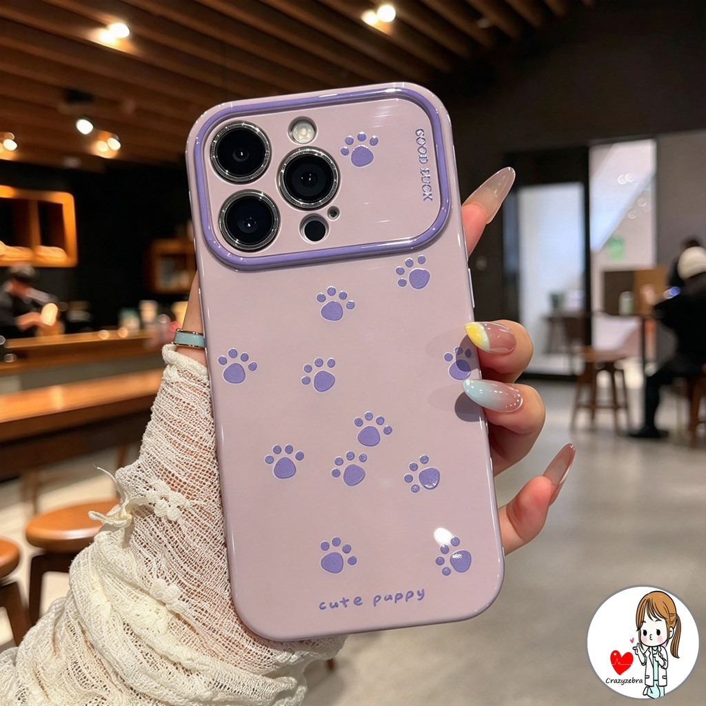 Super Fofo Feminino Adorável Capa De Telefone Com Pata De Gato Completa À Prova De Choque Protetora De Alta Aparência Pa