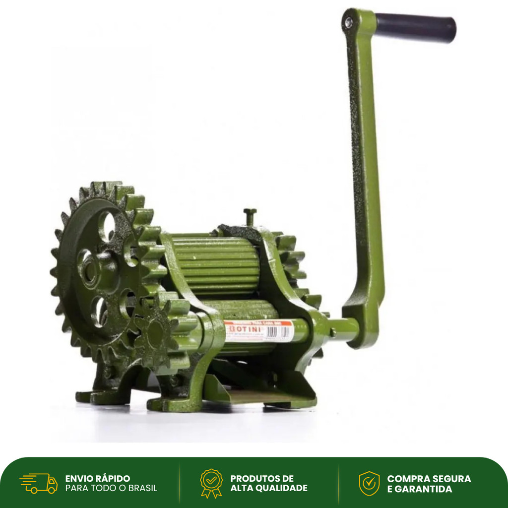 Engenho Moedor De Cana Manual 3 Moendas B60 Ferro Botini 40 Litros/h