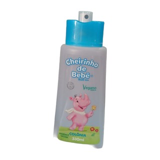 Colônia Infantil Cheirinho de Bebê Blue 330ml Spray Vegana Testada Dermatologicamente Fragrância Original